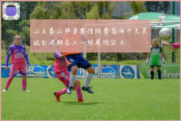 山东泰山热身赛惜败青岛海牛王昊斌彭逸翔各入一球展现实力