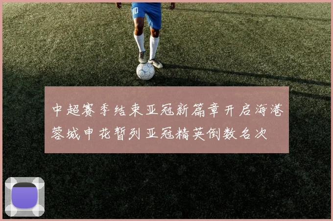 中超赛季结束亚冠新篇章开启海港蓉城申花暂列亚冠精英倒数名次