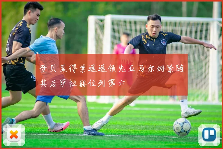 登贝莱得票遥遥领先亚马尔姆紧随其后萨拉赫位列第六